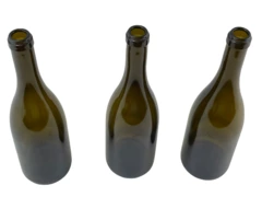 Lot of 3 Cedar Creek Estate Winery Empty Green Glass Wine Bottles 750ml