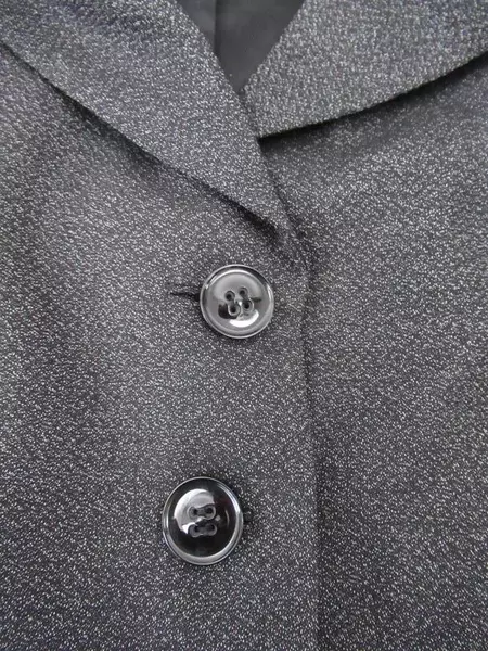 Classiques Entier Atelier Blazer Jacket Charcoal Gray Silver Specks Women's 8