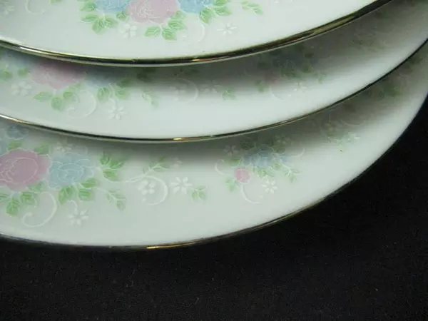 China Garden Prestige Jian Shiang 6 In Saucer Plate Replacements Floral Lot Of 3