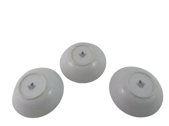 Lot of 3 China Garden Cereal Bowls Replacements Floral Prestige Jian Shiang 6 in