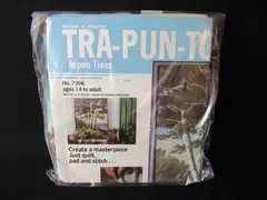 Vintage Tra-Pun-To Aspen Trees Quilt Craft Kit No 7396 DIY Stitching 18"x24"