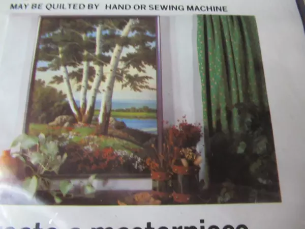 Vintage Tra-Pun-To Aspen Trees Quilt Craft Kit No 7396 DIY Stitching 18"x24"