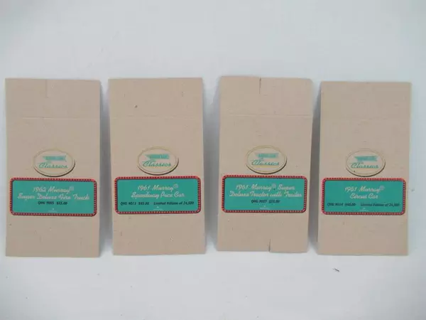 Lot of 4 Hallmark Kiddie Car Classics Tent Cards - Murray Collectibles