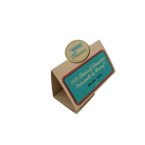 Lot of 2 Hallmark Kiddie Car Classics Tent Display Cards - Vintage Collectibles