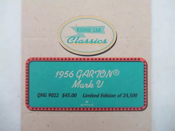 Lot of 4 Hallmark Kiddie Car Classics Tent Cards - Kidillac & More