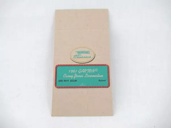 Hallmark Kiddie Car Classics 1961 Garton Casey Jones Tent Card Display