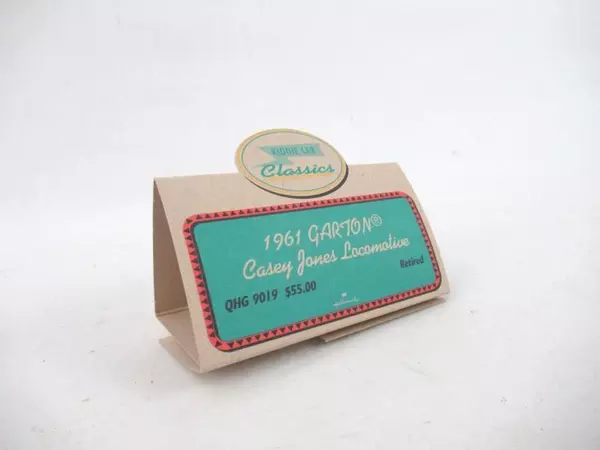 Hallmark Kiddie Car Classics 1961 Garton Casey Jones Tent Card Display