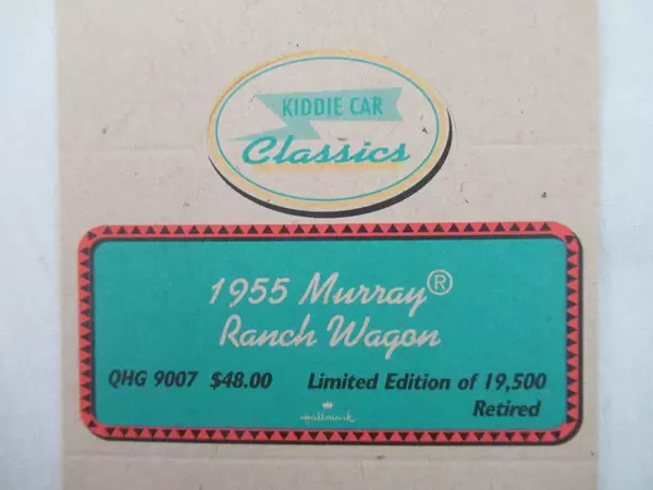 Lot of 3 Hallmark Kiddie Car Classics Tent Cards - 1955 Murray Vehicles