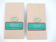 Lot of 2 Hallmark Kiddie Car Classics Tent Cards 1955 Murray Champions