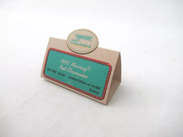 Lot of 2 Hallmark Kiddie Car Classics Tent Cards 1955 Murray Champions