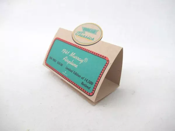 Hallmark 1941 Murray Airplane Tent Card - Retired Collectible Display