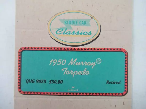 Lot of 3 Hallmark Kiddie Car Classics Tent Cards - Retired Murray Models