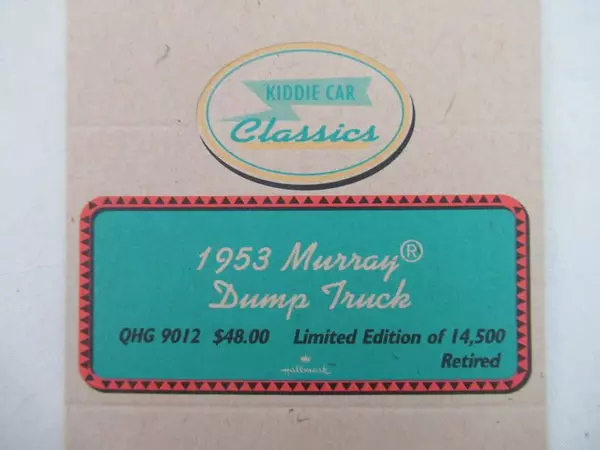 Lot of 3 Hallmark Kiddie Car Classics Tent Cards - Retired Murray Models
