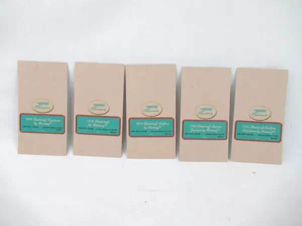 Lot of 5 Hallmark Kiddie Car Classics Tent Cards Steelcraft by Murray Retired