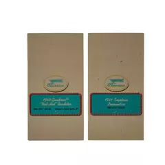 Lot of 2 Hallmark Kiddie Car Classics 1940s Tent Cards - Vintage Collectibles