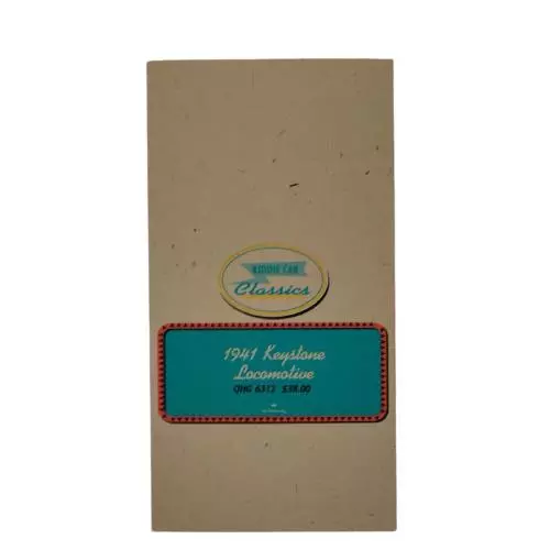 Lot of 2 Hallmark Kiddie Car Classics 1940s Tent Cards - Vintage Collectibles