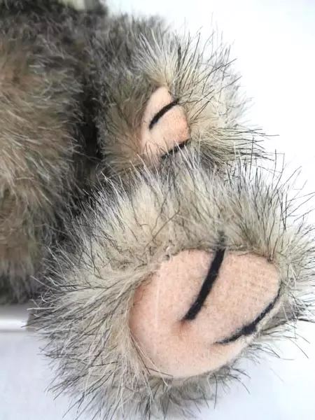 Steven Smith Stuffed Animal Gray Timber Wolf Cub Baby Plush Wildlife Small 7" 