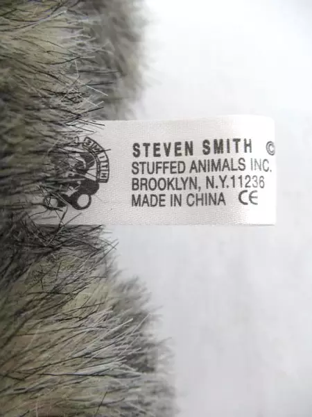 Steven Smith Stuffed Animal Gray Timber Wolf Cub Baby Plush Wildlife Small 7" 