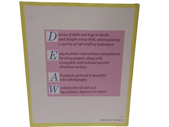 McCall's Dolls & Toys from A to Z 1985 Sewing Patterns DIY Book Hardcover