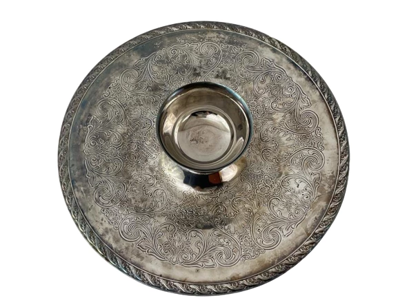 International Silver Mayfair Silverplated Chip Dip Tray & Bowl Set