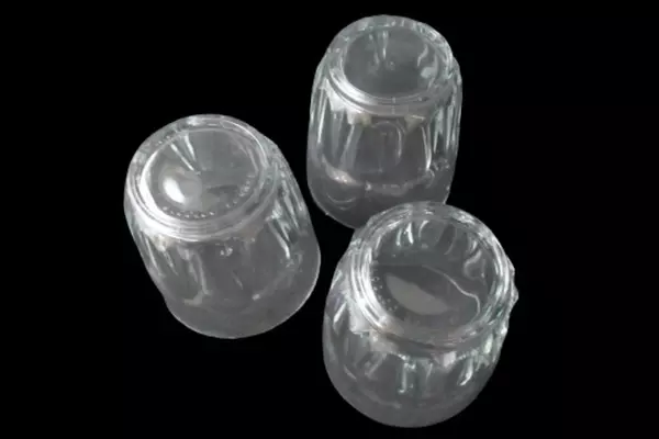 Lot of 3 Vintage Arcoroc France Clear Glass Orange Juice Glasses Petale Panel 