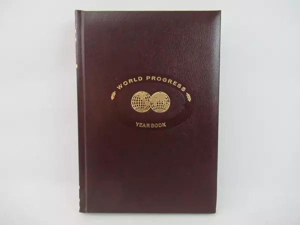 World Progress Yearbook 2000 Hardcover Grolier Good Condition 608 Pages