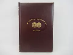 World Progress Yearbook 2000 Hardcover Grolier Good Condition 608 Pages