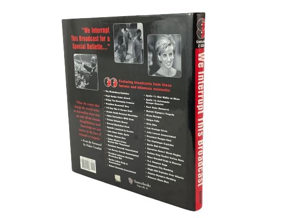 We Interrupt This Broadcast by Joe Garner 1998 HC Book - Bill Kurtis