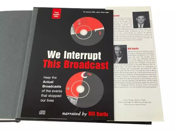 We Interrupt This Broadcast by Joe Garner 1998 HC Book - Bill Kurtis
