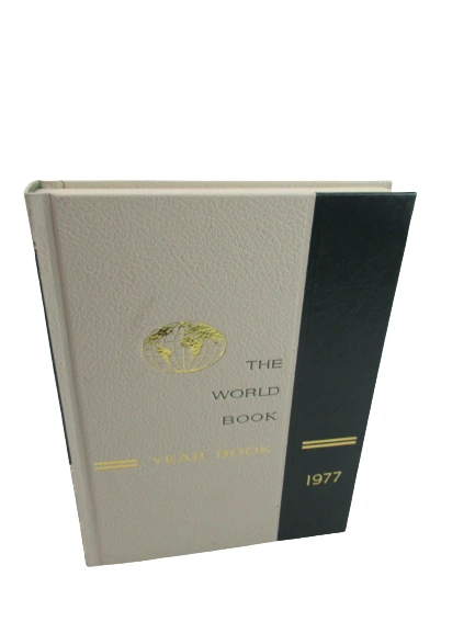 1977 World Book Year Book HC by Field Enterprises Educational Good Condition