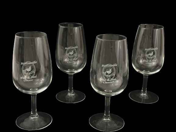 4 ARC France Crystal Wine Glasses McMinnville Wine & Food Classic Set