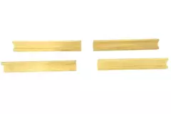 Lot of 4 Wooden Scrabble Tile Holders 7in for Crafts - Pre-Owned