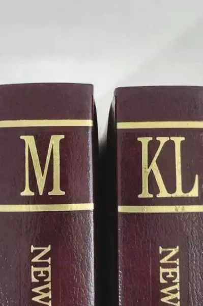 Lot of 2 New Standard Encyclopedias "M" & "KL" - Good Condition Reference Books
