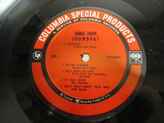Songs From Showboat Vinyl LP Columbia XTV82004 - Good Condition