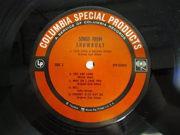 Songs From Showboat Vinyl LP Columbia XTV82004 - Good Condition