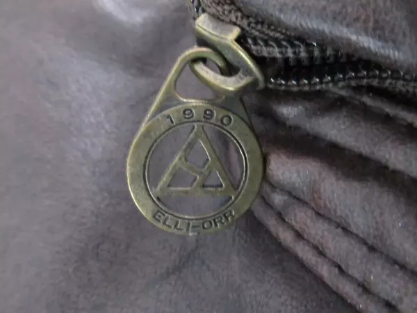 Vintage Brown Faux Leather Drawstring Backpack Purse - Good Condition