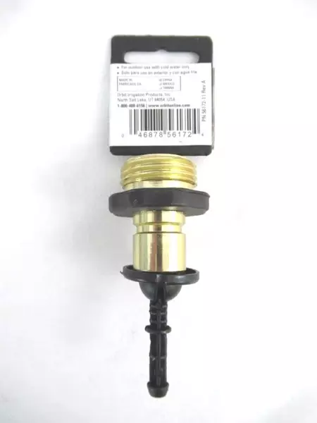 Orbit SunMate Male Quick Connect Connector Model 56172 Outdoor Cold Water NWT