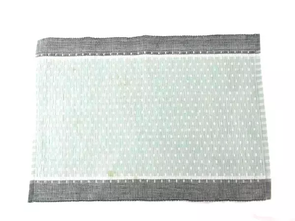 Lot of 2 Bohemian Placemats Blue Green Stripes Geometric Pre-Owned