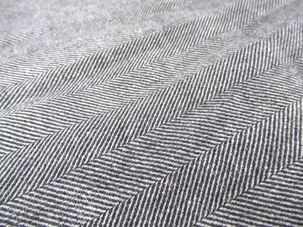 Black & White Chevron Striped Table Runner with Quilted Accents - 64" Long