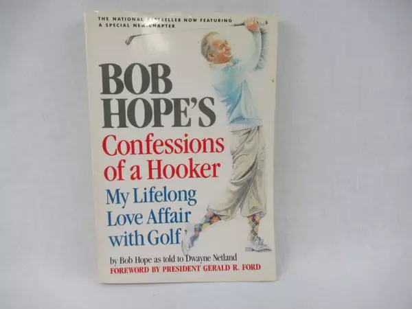 Bob Hope's Confessions of a Hooker Golf Book 1987 Paperback - Good Condition
