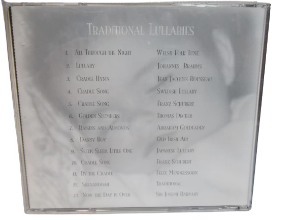 Traditional Lullabies CD by Sarah Samuelson - Soothing Sleep Classics