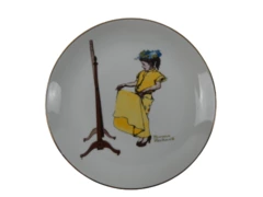 Norman Rockwell Playing Dress Up Collector Plate by Zelda's 7" - Good Condition