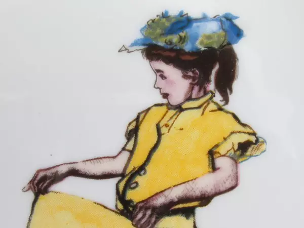 Norman Rockwell Playing Dress Up Collector Plate by Zelda's 7" - Good Condition