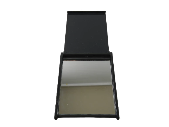 Vintage Monteil Paris Lion Design Folding Makeup Compact Mirror 3"