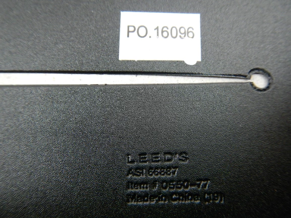Leed's Durahyde Black Portfolio 10x14" with Zip Closure & Handle - Pre-Owned