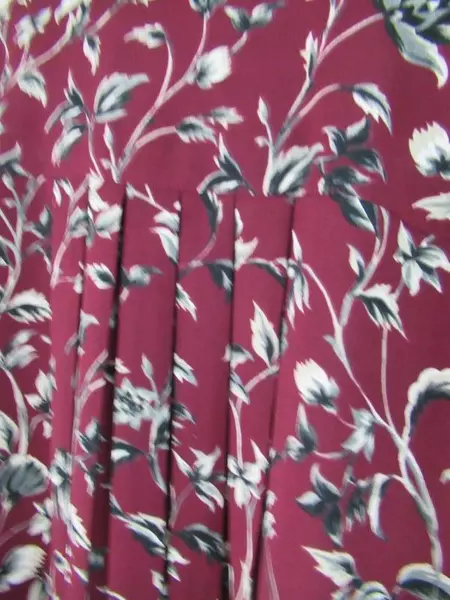 J. Jill Women's Floral Button-Up Blouse Large Bordeaux NWT, Great Condition