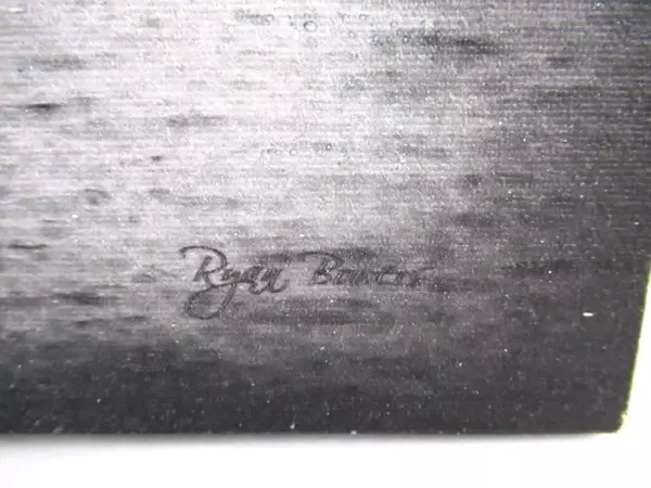 Framed Lighted Canvas Art Print Fishing Boats Signed 10x16 Decor