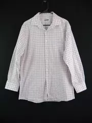 Van Heusen Flex Collar Regular Fit Plaid Button Down Shirt Men's 16.5 32/33