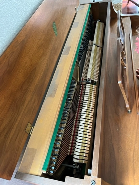 Vintage Ivers & Pond Console Piano Style 12 Custom Deluxe with Bench