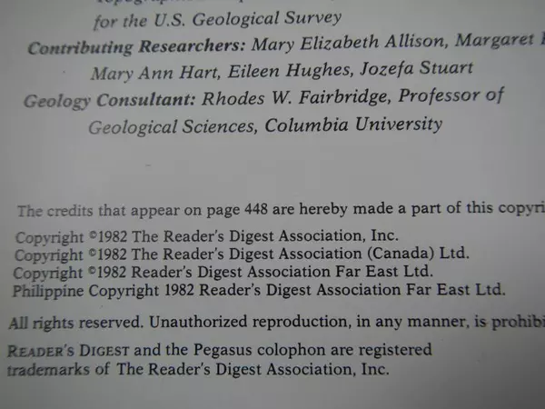 Reader's Digest America From The Road 1984 Hardcover Motorist Guide Book